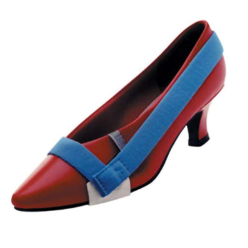 Toe Grounder, Hook & Loop, ESD Safe, Two Layer Rubber, Black